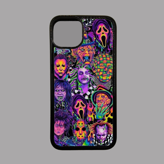 Horror Movie Characters Mash Up - Horror flexible iPhone Case - Halloween - Creepy - Spooky - Scary