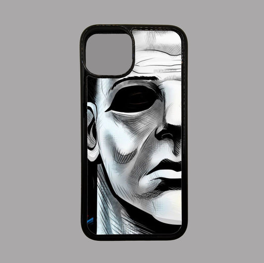 Michael Myers Face - Halloween - Horror flexible iPhone Case - Halloween - Creepy - Spooky - Scary