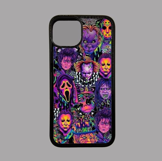 Horror Movie Characters Mash Up - Horror flexible iPhone Case - Halloween - Creepy - Spooky - Scary