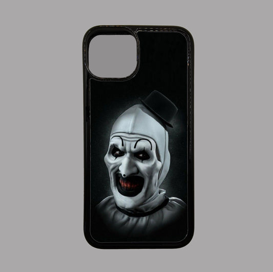 Terrifier Face - Art the Clown - Horror flexible iPhone Case - Halloween - Creepy - Spooky - Scary