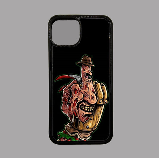 Freddy Krueger Middle Finger - Elm Street - Horror flexible iPhone Case - Halloween - Creepy - Spooky - Scary