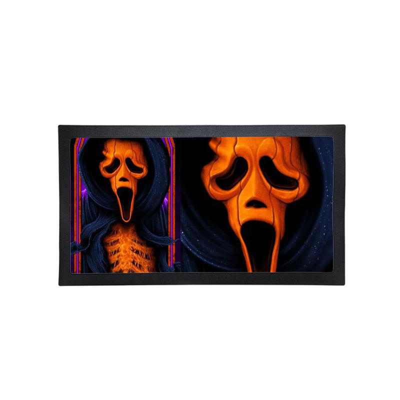 Scream Ghost Face Bar Mat - Bar Runner - 440 x 250mm