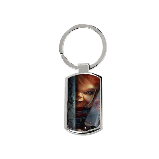 Chucky Good Guy Doll Keyring - Rectangle Keyring with Black Gift Box