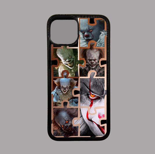 Pennywise IT Puzzle Collage Jigsaw - Horror flexible iPhone Case - Halloween - Creepy - Spooky - Scary