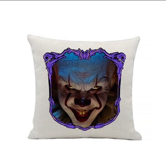 Pennywise IT - Dancing Clown - Horror Movie Characters - Horror Movies - Linen Cushion - 40 x 40cm