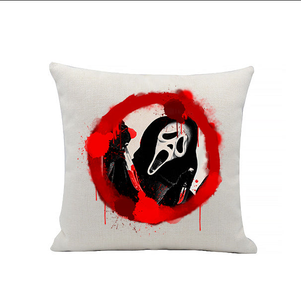 Scream Ghost Face - Horror Characters - Horror Movies - Linen Cushion - 40 x 40cm