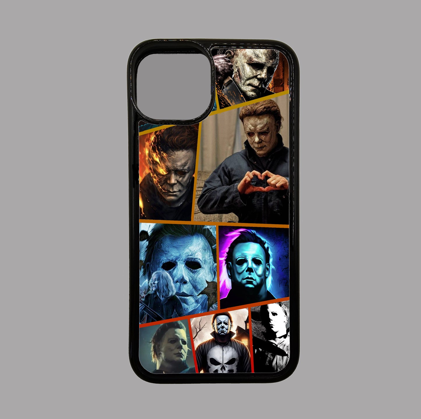 Michael Myers Collage - Halloween - Horror flexible iPhone Case - Halloween - Creepy - Spooky - Scary