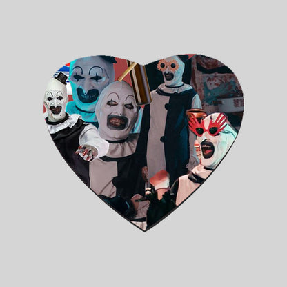 Terrifier Mouse Mat - Mouse Pad - Rectangle or Heart Shape