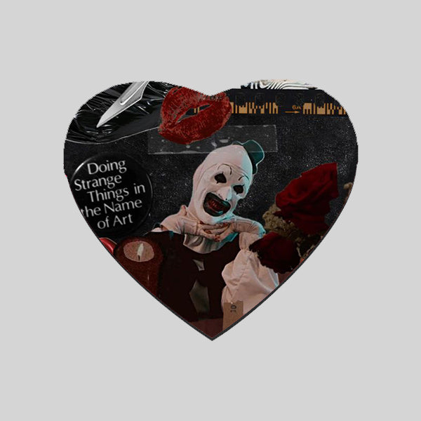 Terrifier Mouse Mat - Mouse Pad - Rectangle or Heart Shape