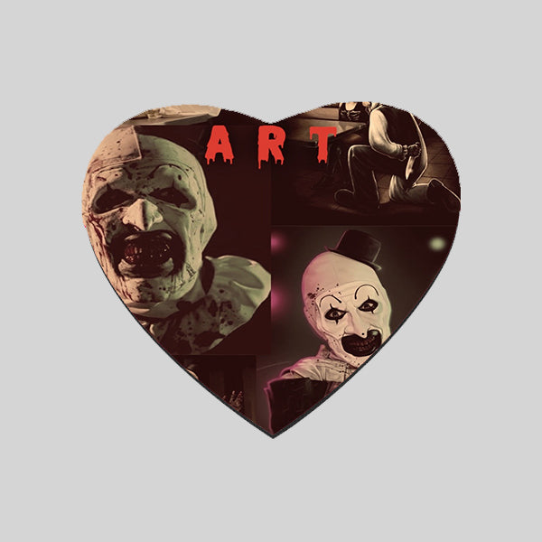 Terrifier Mouse Mat - Mouse Pad - Rectangle or Heart