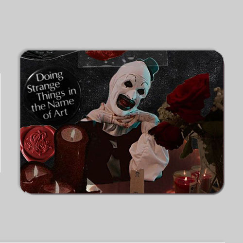 Terrifier Mouse Mat - Mouse Pad - Rectangle or Heart Shape