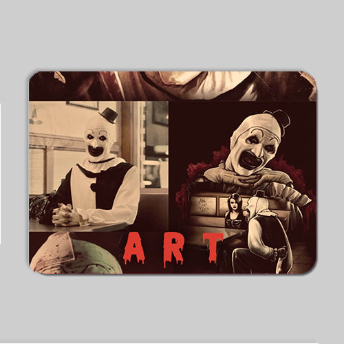 Terrifier Mouse Mat - Mouse Pad - Rectangle or Heart