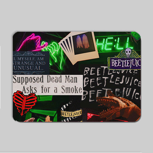 Beetlejuice Mouse Mat - Mouse Pad - Rectangle or Heart